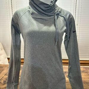 Nike Gray Dri-FIT Long Sleeve Shirt